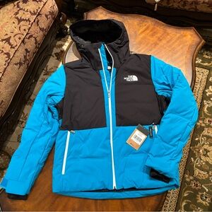 The North Face Men's Cirque Down Jacket in Acoustic Blue/TNF size Large